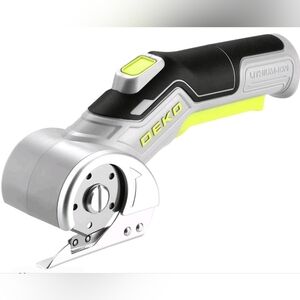 DEKO 3.7V Cordless Electric Scissor: Rechargeable Cardboard Cutter, USB Charging